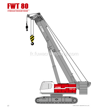 Grue télescopique officielle sur chenilles